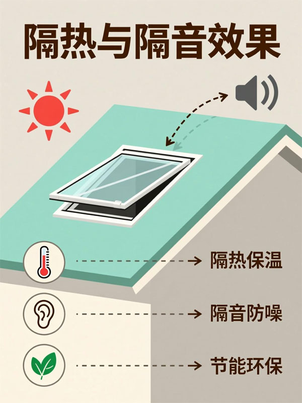 合肥阁楼天窗、隔热与隔音效果说明